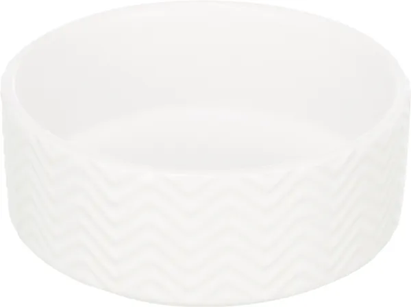Trixie Skål, keramik, 0,4 l/ø 13 cm, hvid