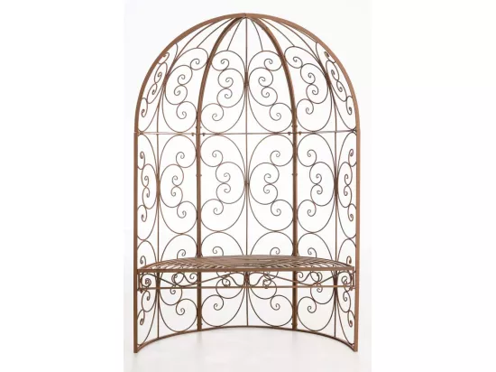 Arche à rosiers - Métal & Métal - Marron antique - Rosie
