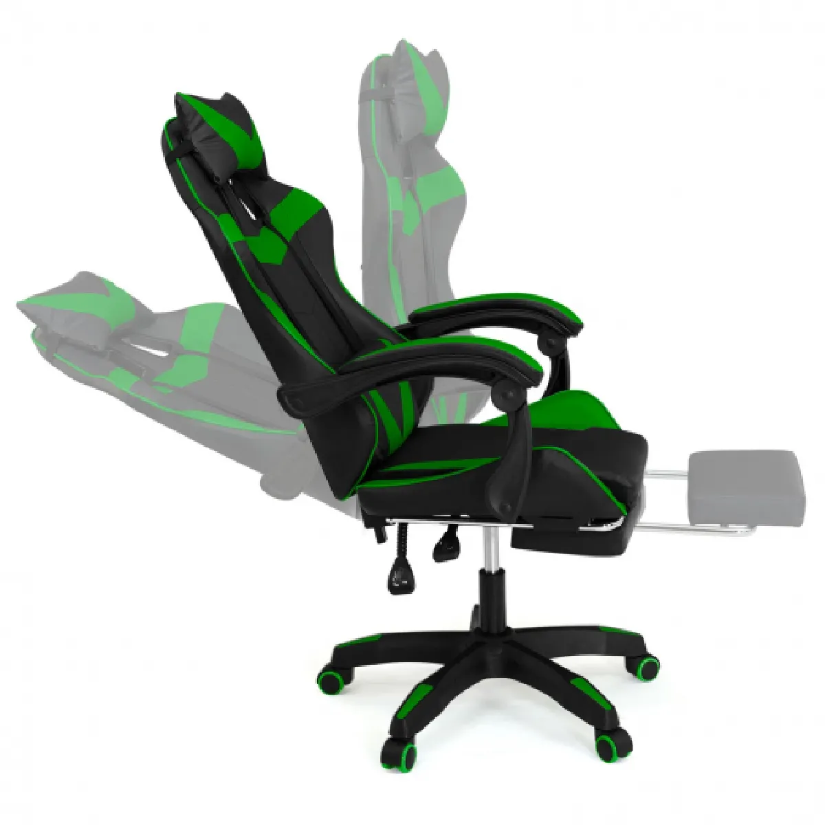Idmarket MARKET Fauteuil gaming ALEX - Noir/Vert