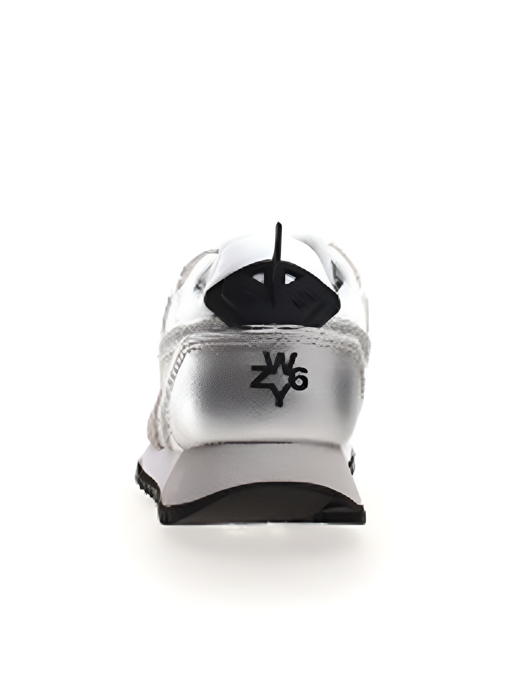 White and Silver Women's Sneakers
