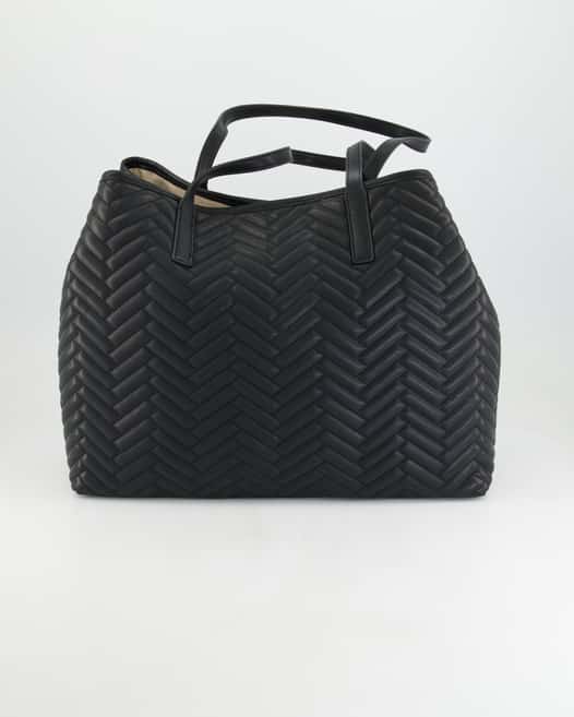 Guess Vikky II Large 2 in 1 Tote Handtasche in Schwarz