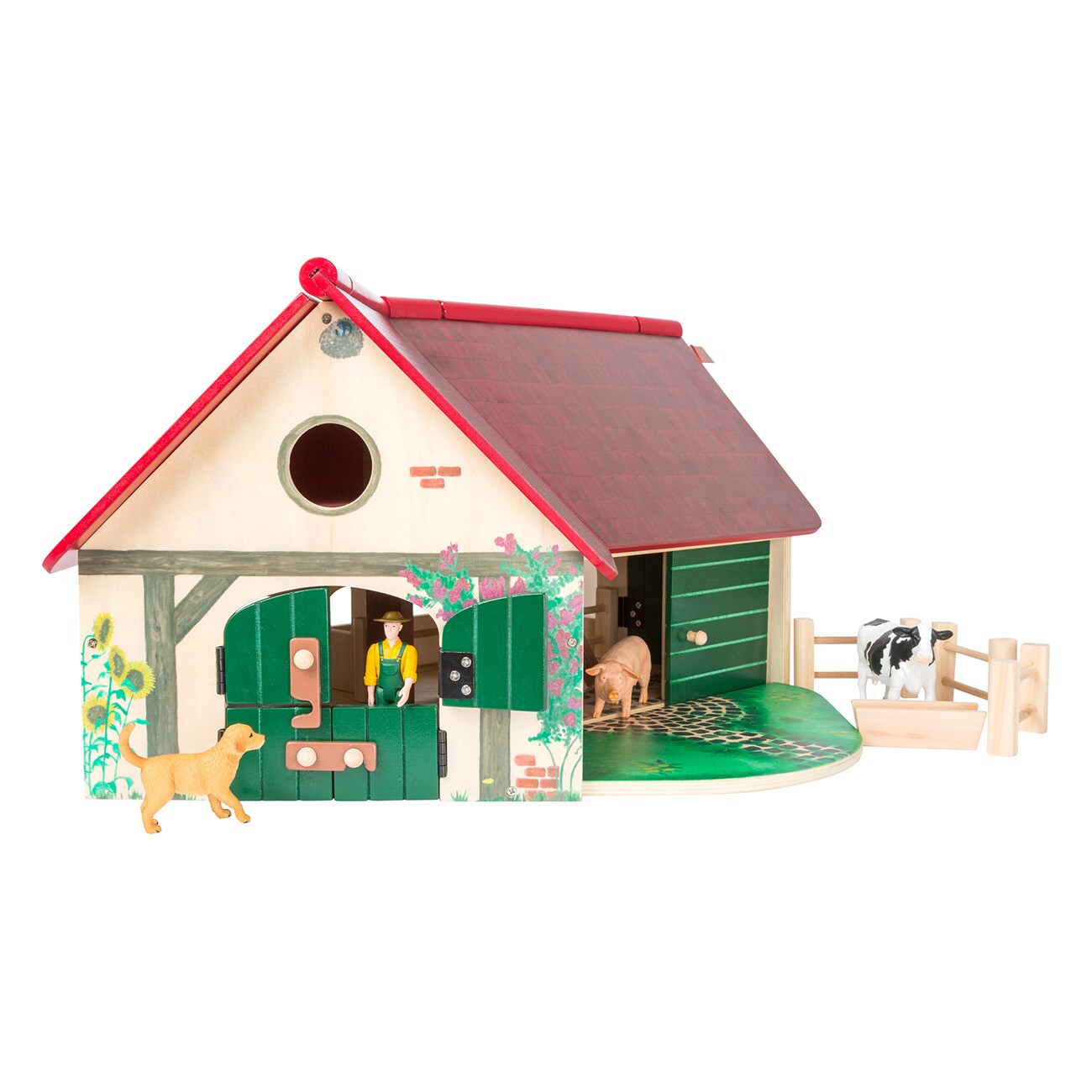 Smallfoot Woodfriends Bauernhof 11005 Mehrfarbig Kinderbauernhof