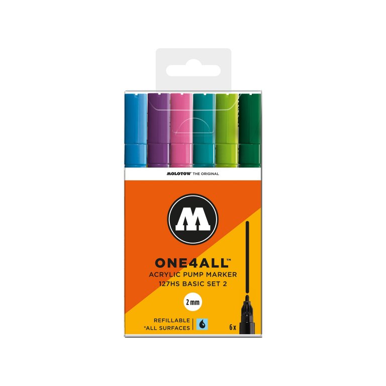 Molotow Lackmarker One4all 127HS, 6er-Set