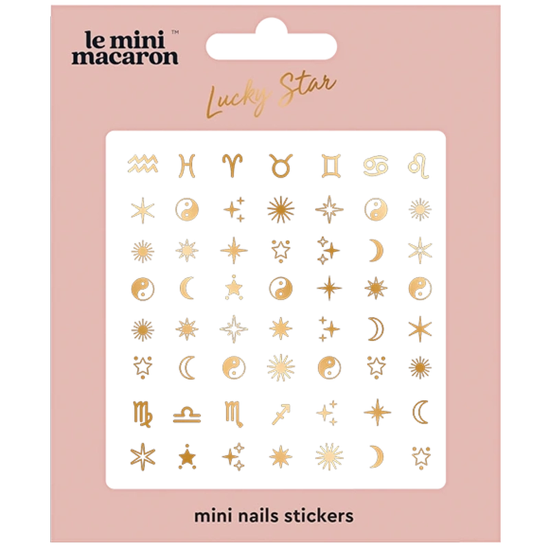 Le Mini Macaron Mini Nail Art Stickers - Party Pack (3 pack) (Limited Edition)