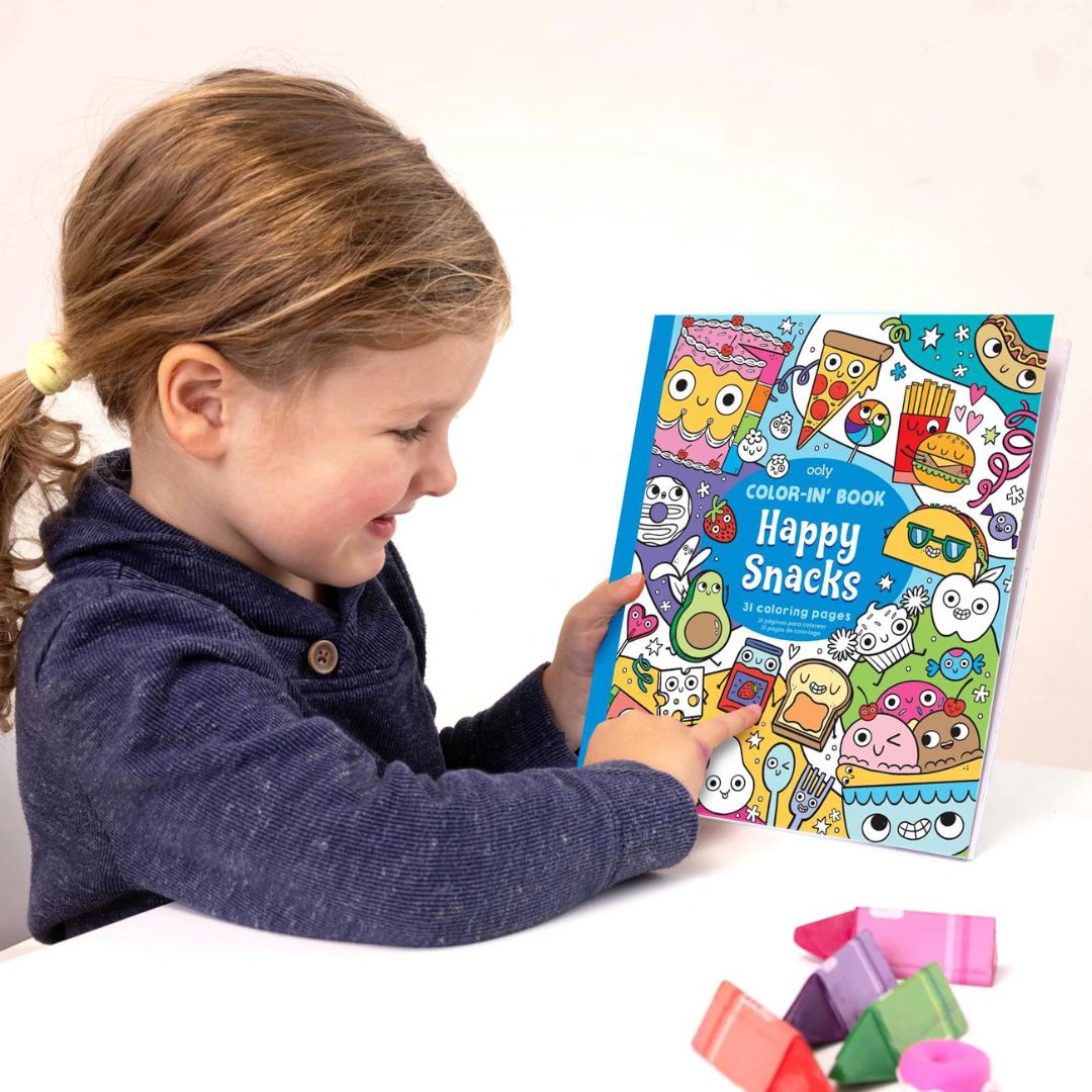Ooly kleurboek blije snacks