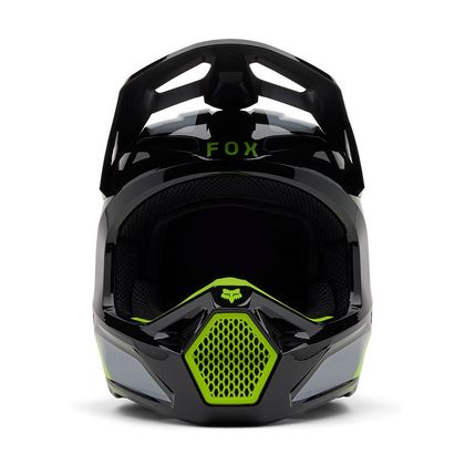 Casque cross Fox V1 LEAN 2025 - Gris / Jaune