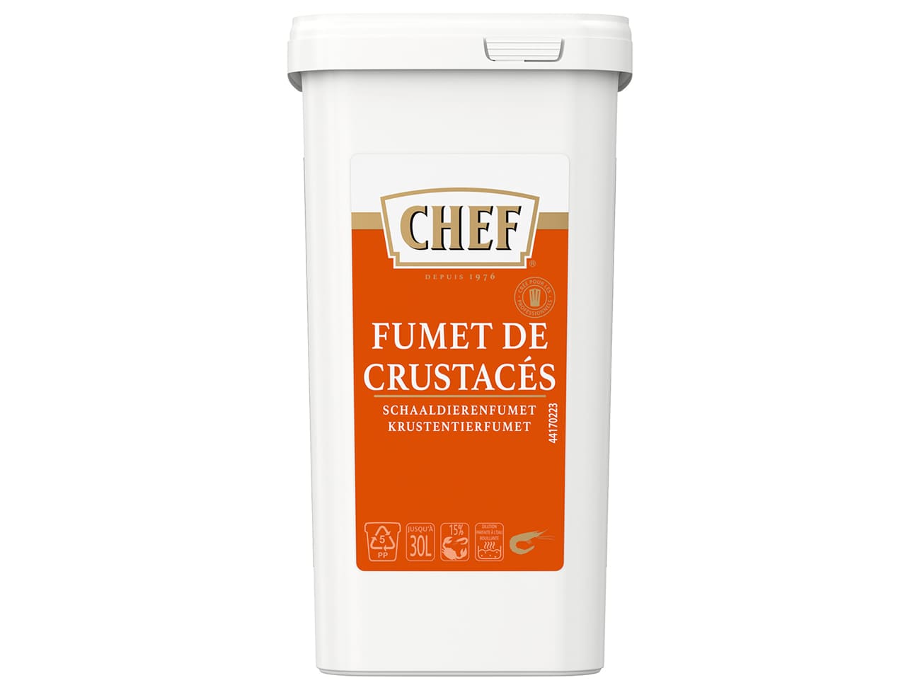 Fumet de crustacés - 900 g - Chef®