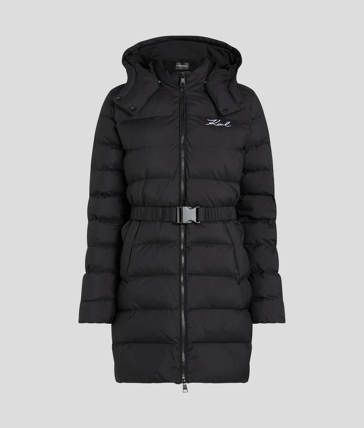 LONGUE VESTE MATELASSÉE KARL SIGNATURE