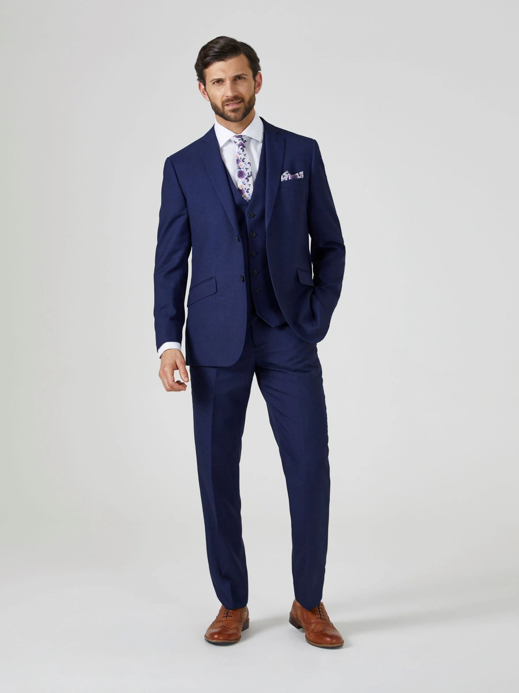 Donkerblauw - Tailored - Skopes Harcourt kostuumjasje