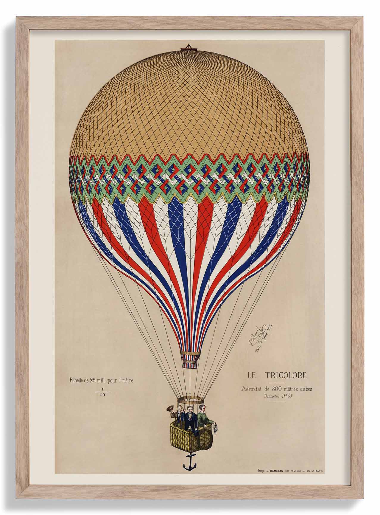 Trikolore Ballon