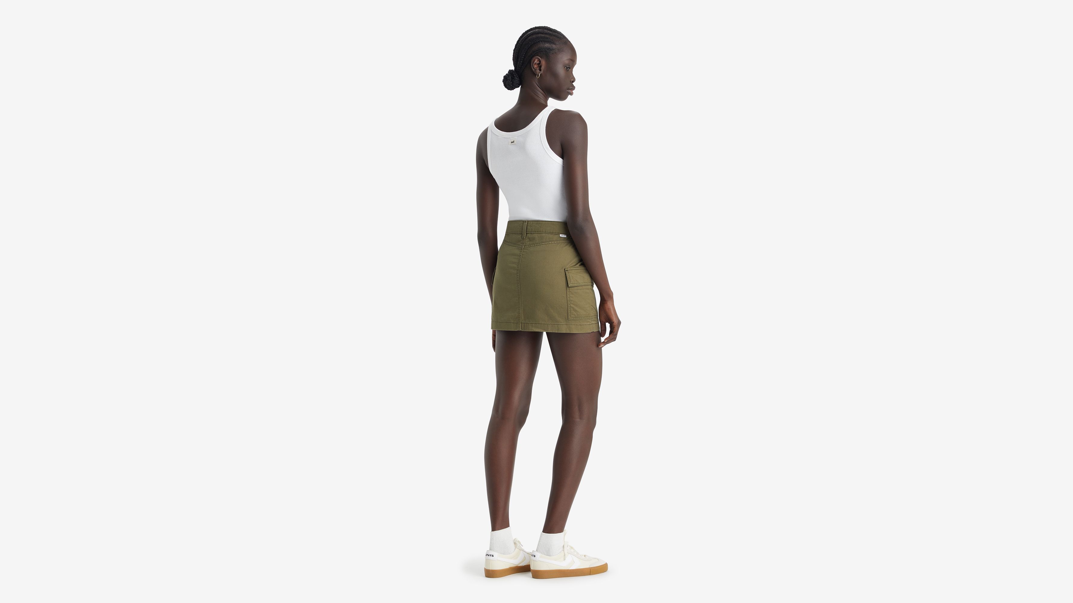 Mini jupe ’94 Cargo - Olive Night - Vert
