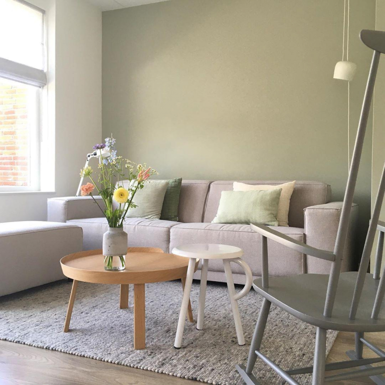 Hay J110 stoel gelakt beuken, warm grey