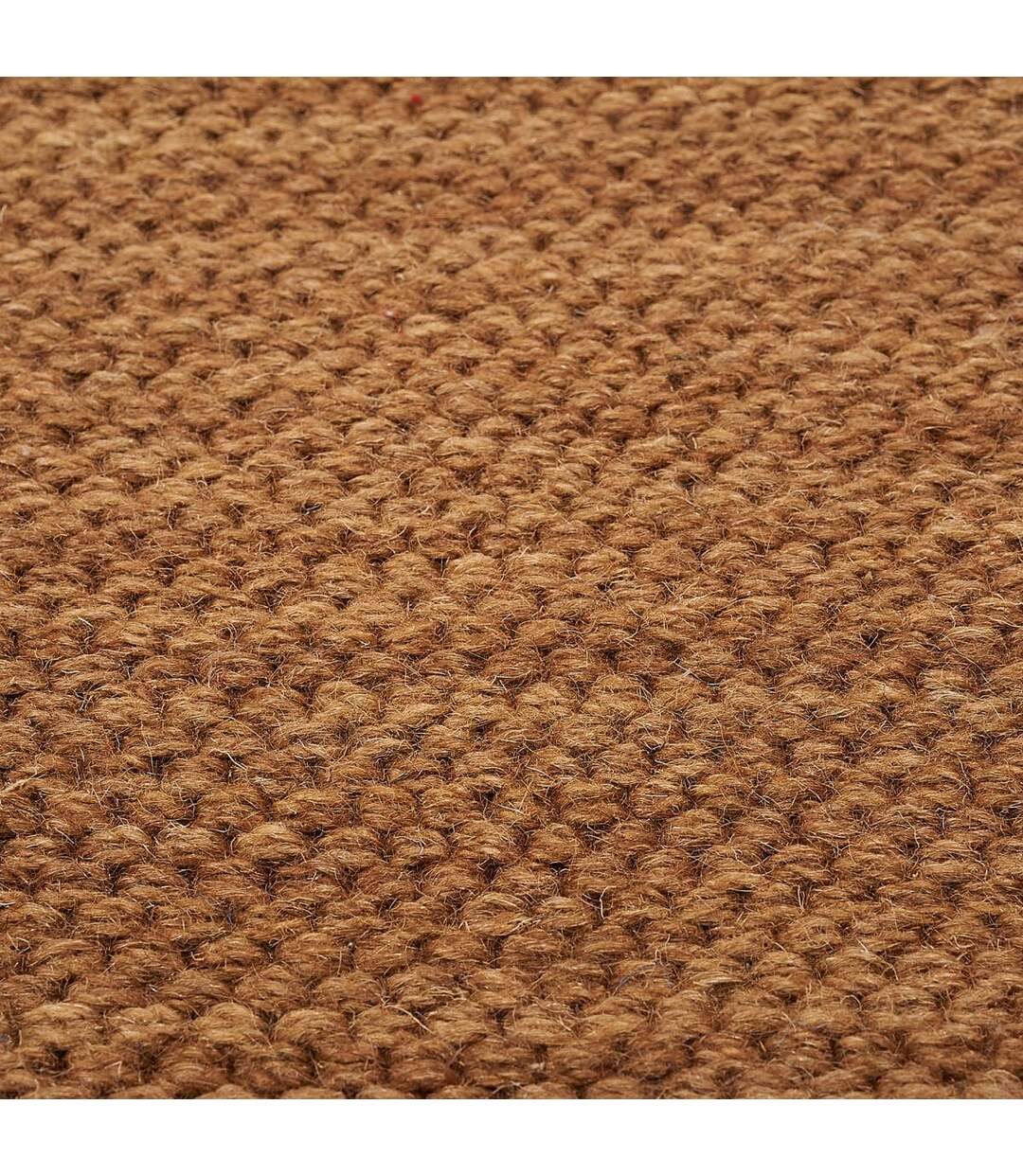 Tapis salon Fait main PLATEAU Marron 160x225 en coton idéal pour un salon