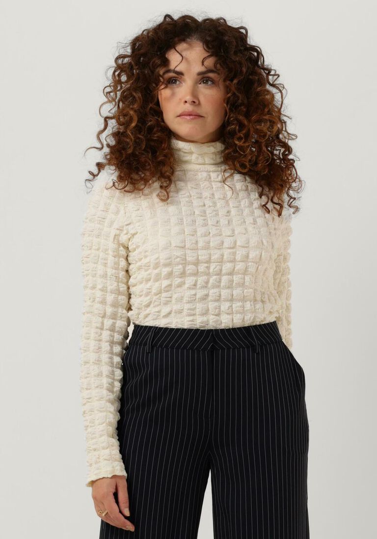 SELECTED FEMME witte selected femme trui monika ls high neck top b