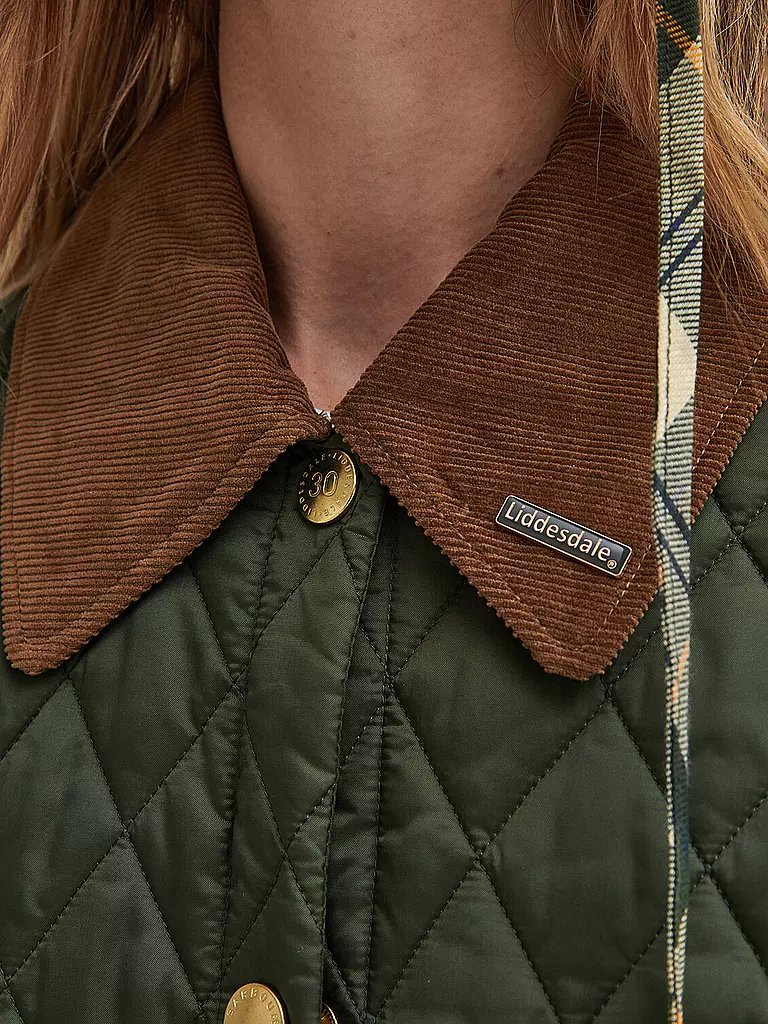BARBOUR Leichtsteppjacke LIDDESDALE olive