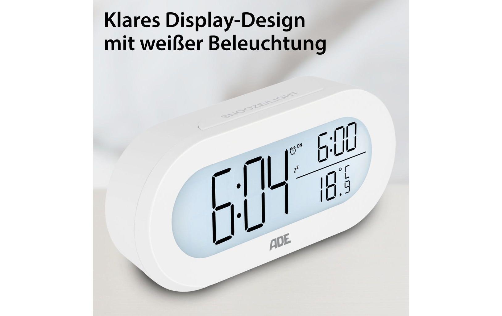 Digitalwecker WeissWecker mit digitaler Anzeige