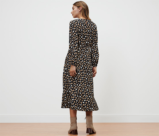 Webkleid mit Alloverprint
