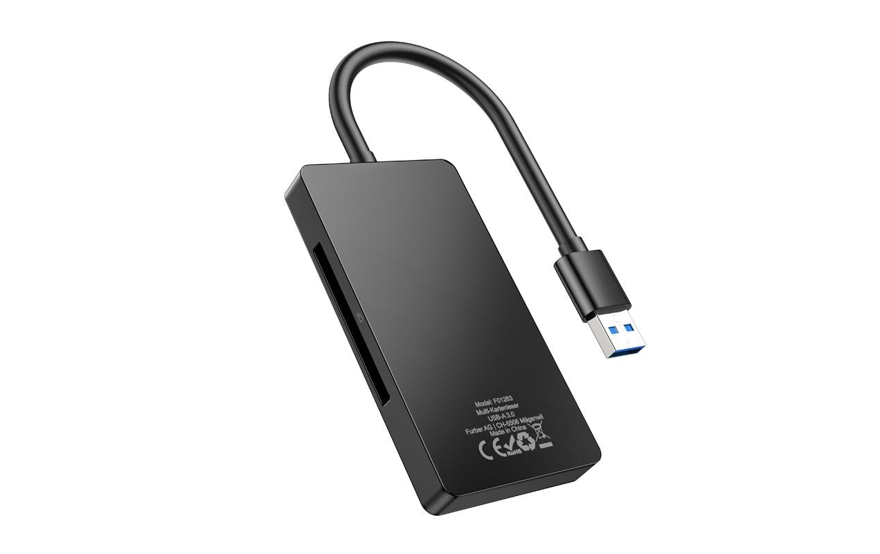 Card Reader Extern USB-A 3-in-1Speicherkartenleser mit drei Slots