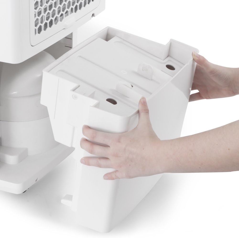 TROTEC Luftentfeuchter elektrisch TTK 53 E – Leistung 16 L/Tag – Fläche 31 m² / 78 m³ – mit Autoabschaltung – für Wohnung und Schlafzimmer