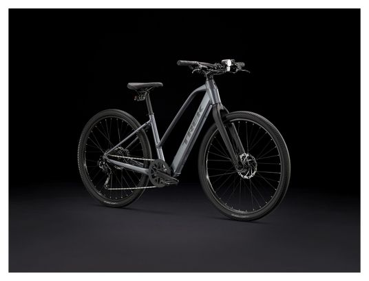 Vélo de Fitness Électrique Trek Dual Sport  2 Stagger Shimano Altus 9V 250 Wh 650 mm Gris