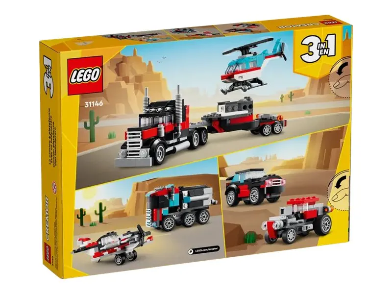 LEGO Creator 31146 Blokvogn med helikopter