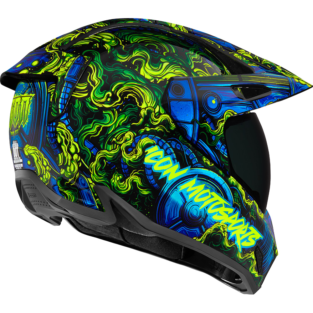 Icon - Casque Variant Pro Willy Pete™ Bleu / Vert