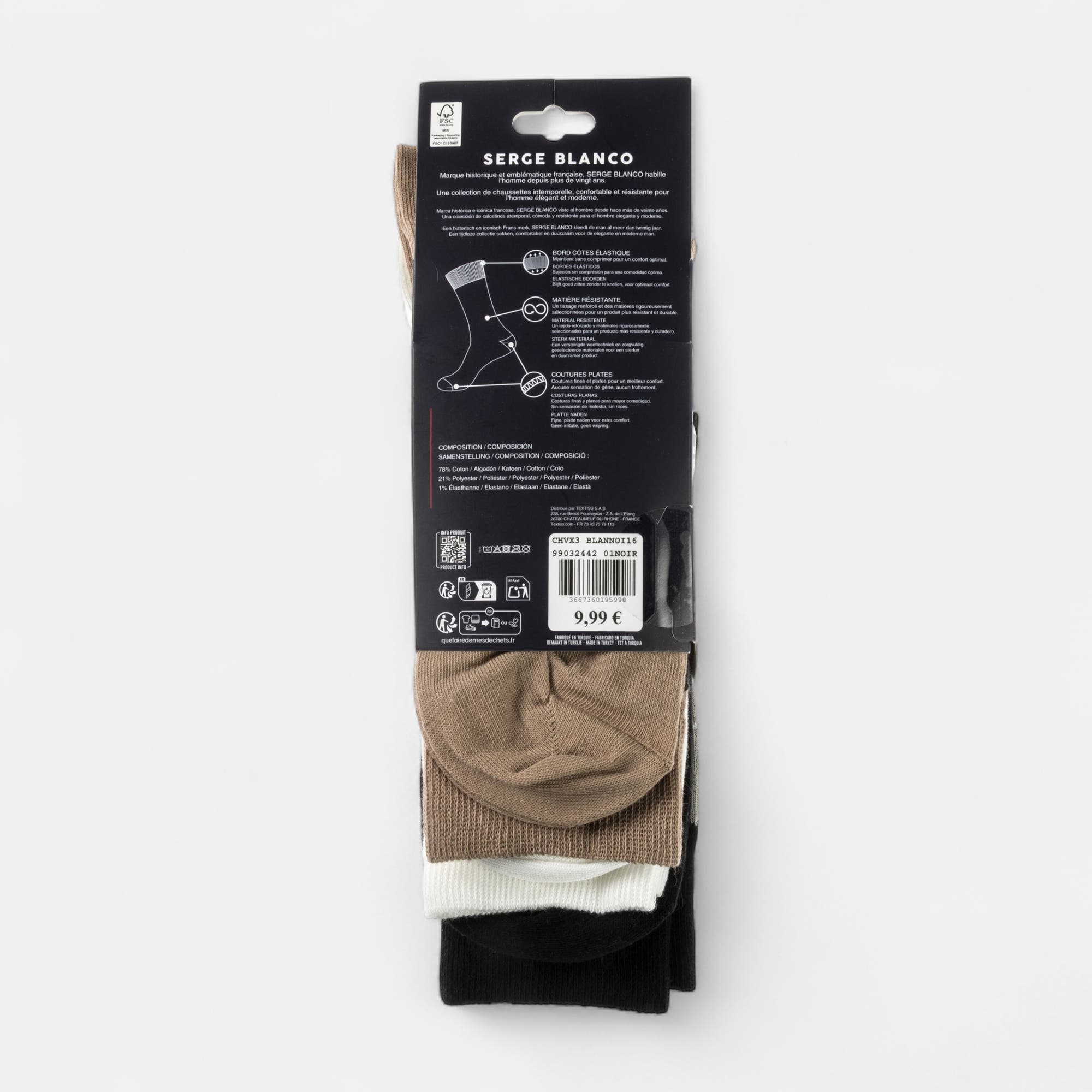 Chaussettes Homme noir