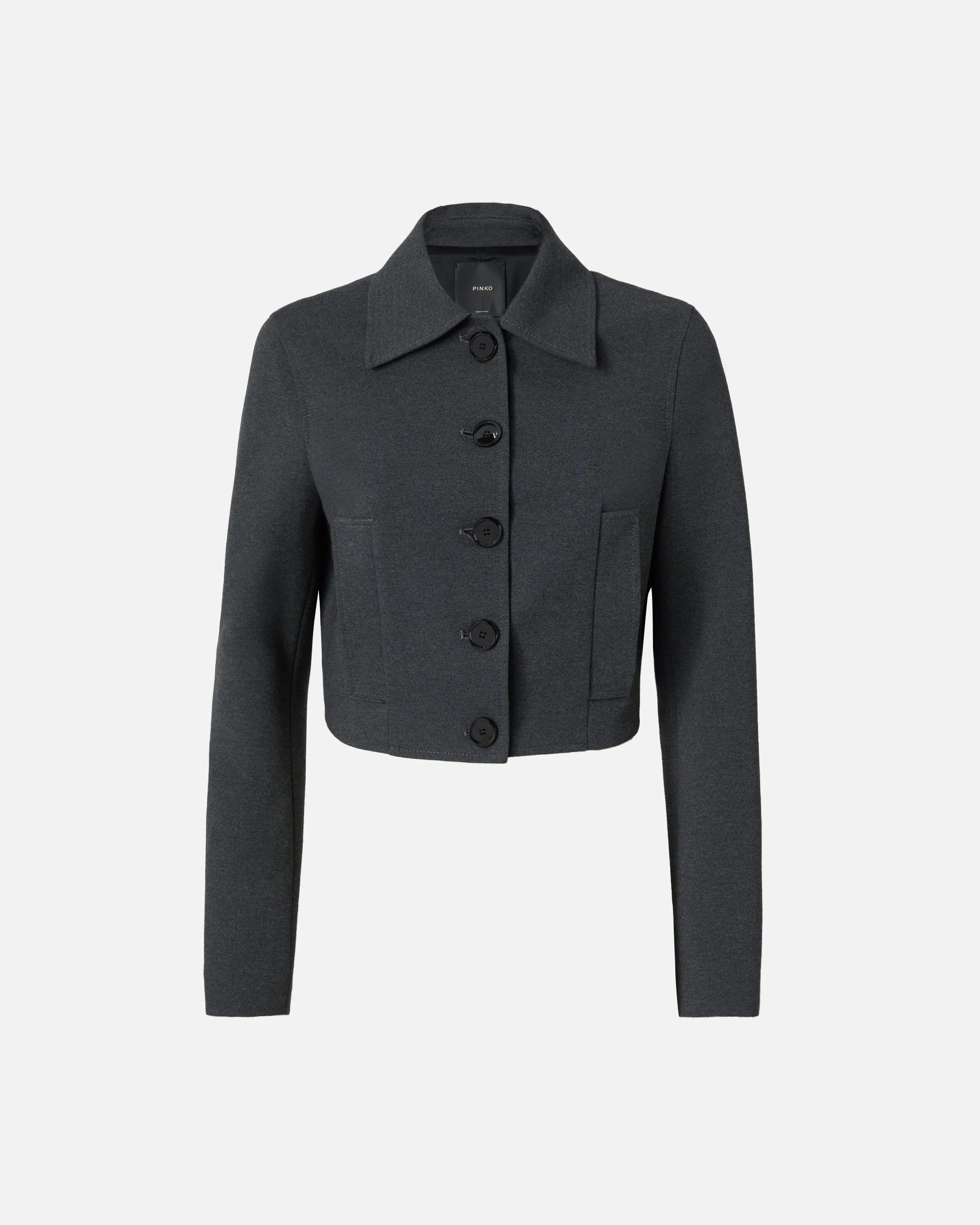 Veste droite courte roma | Gris