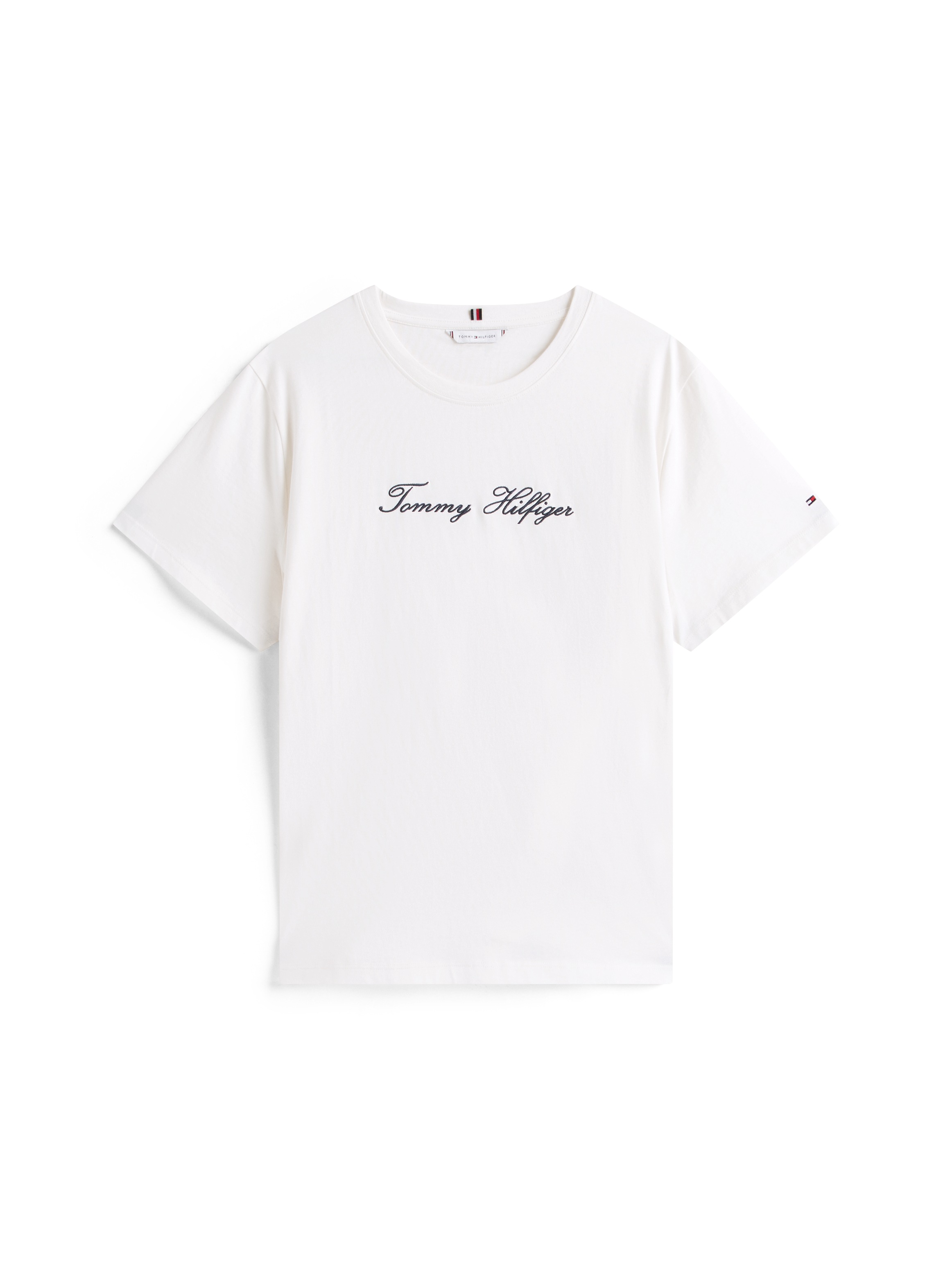 Tommy Hilfiger Curve T-Shirt »CRV SCRIPT REG C-NK SS T-SHIRT«