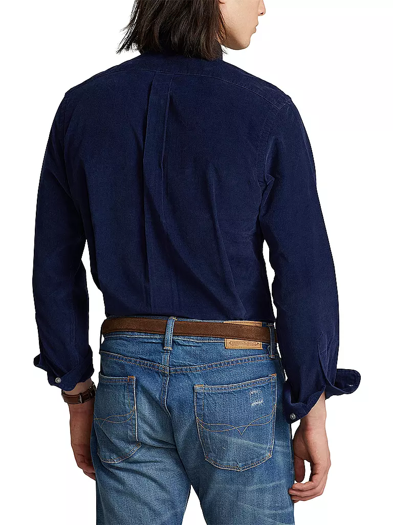 POLO RALPH LAUREN Cordhemd Slim Fit dunkelblau