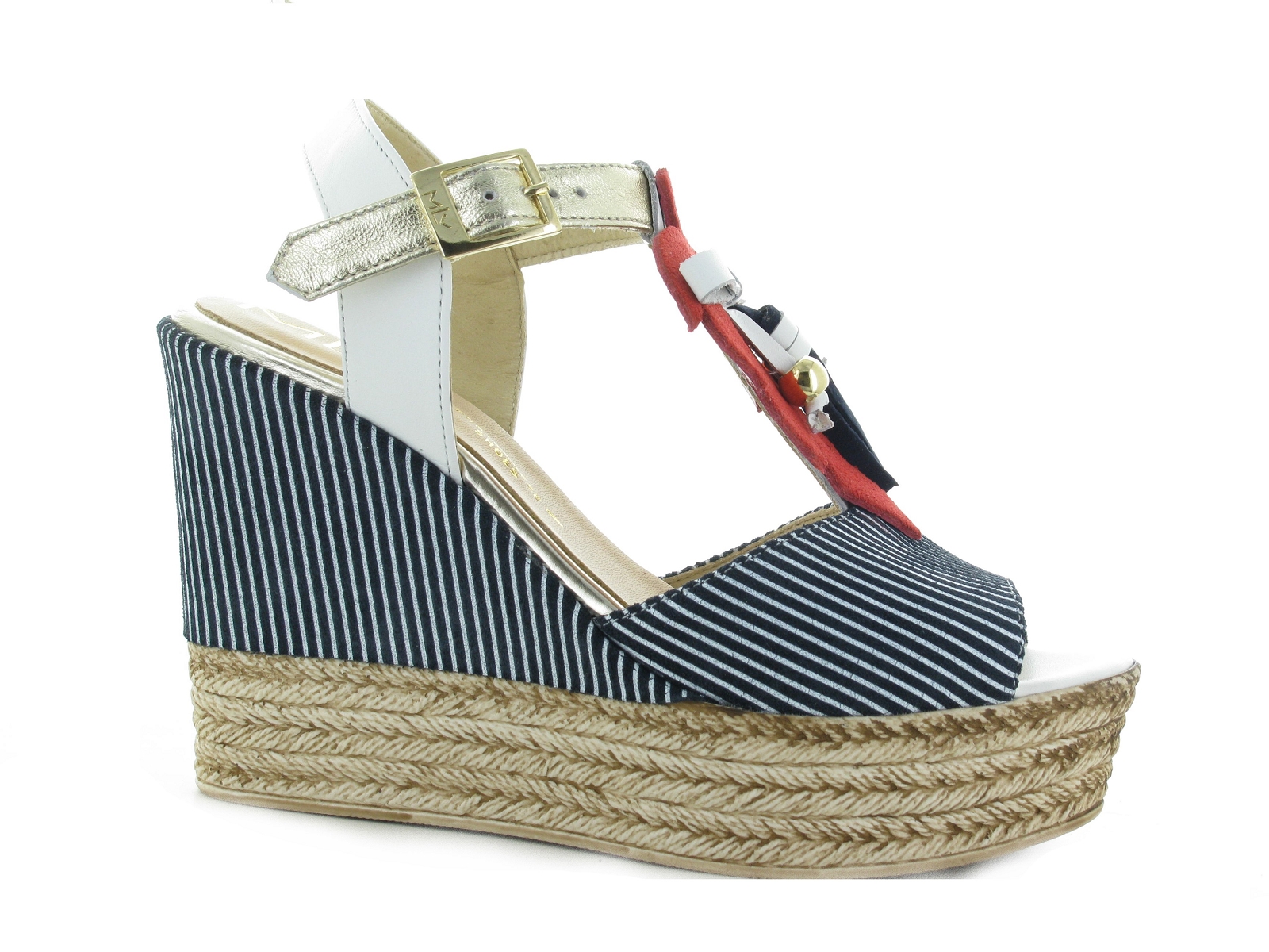 Mlv-298 PETRA 03 Cuir Marine Rouge