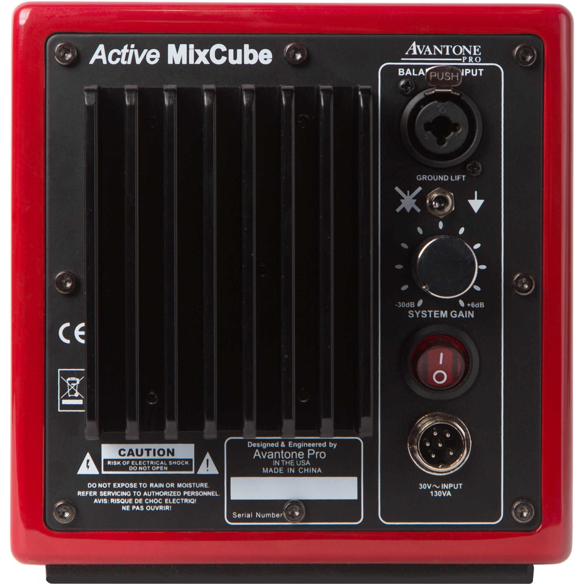 Avantone Pro MixCube Red Mono actieve studiomonitor (per stuk)