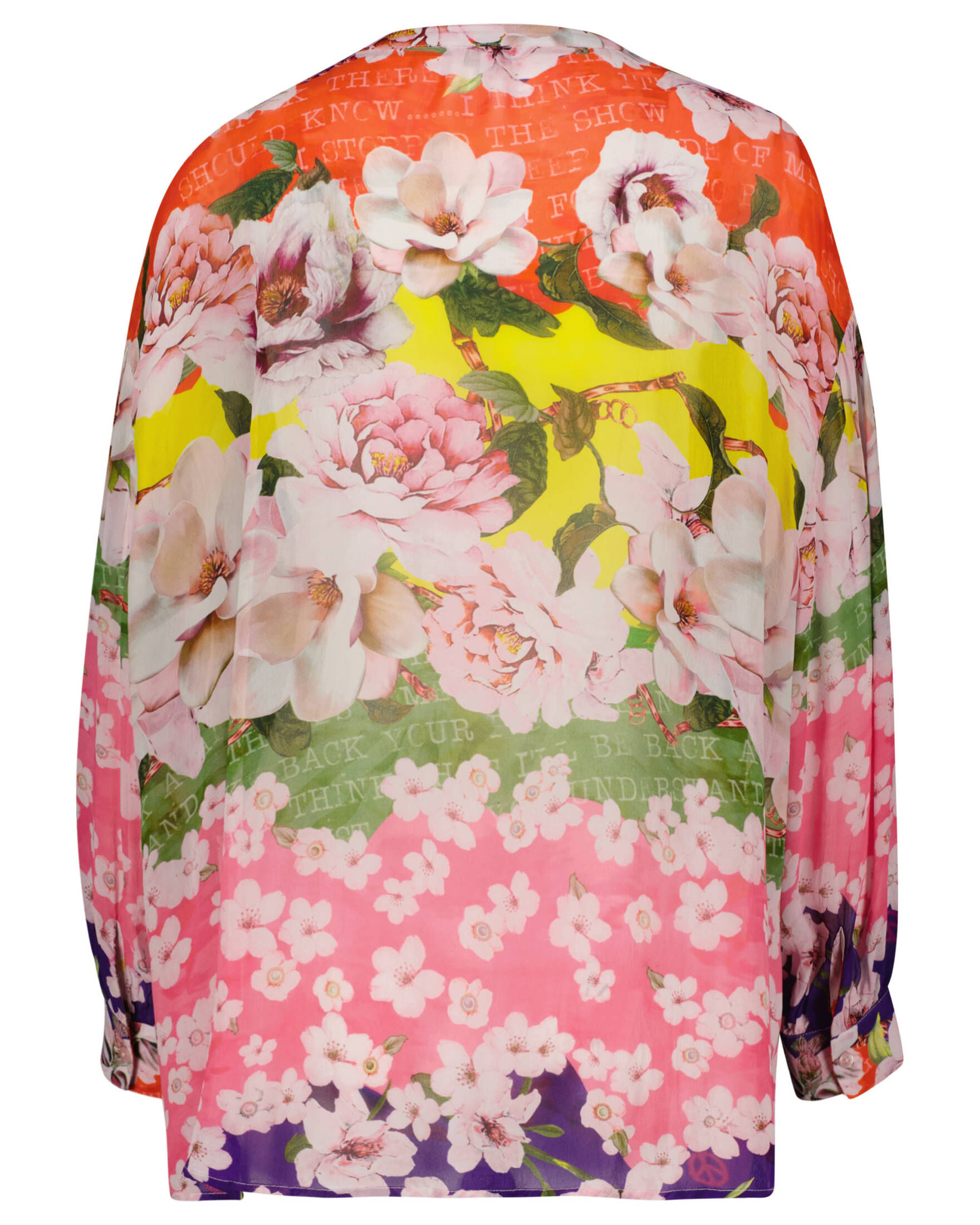 Frogbox| Damen Bluse OVERSIZE BLOUSE FLOWER STEP