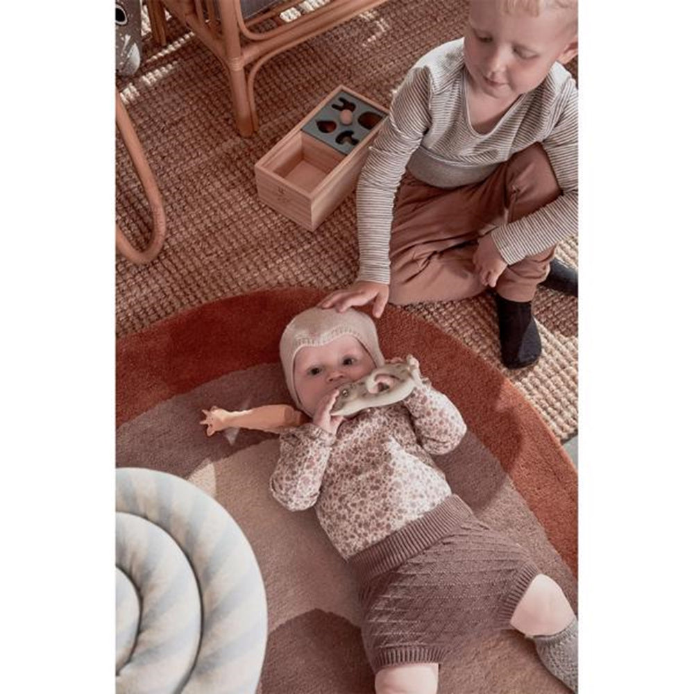 Regnbue Gulvtæppe Choko - OYOY → Luksusbaby.dk