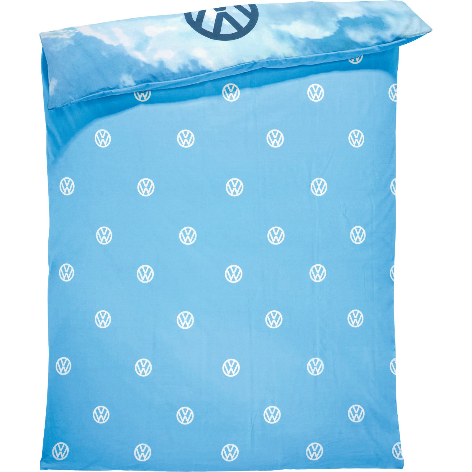 Bettwäsche Renforcé VW hellblau