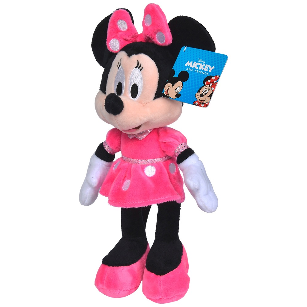 Minnie Maus, rosa, 25 cm Plüschtier