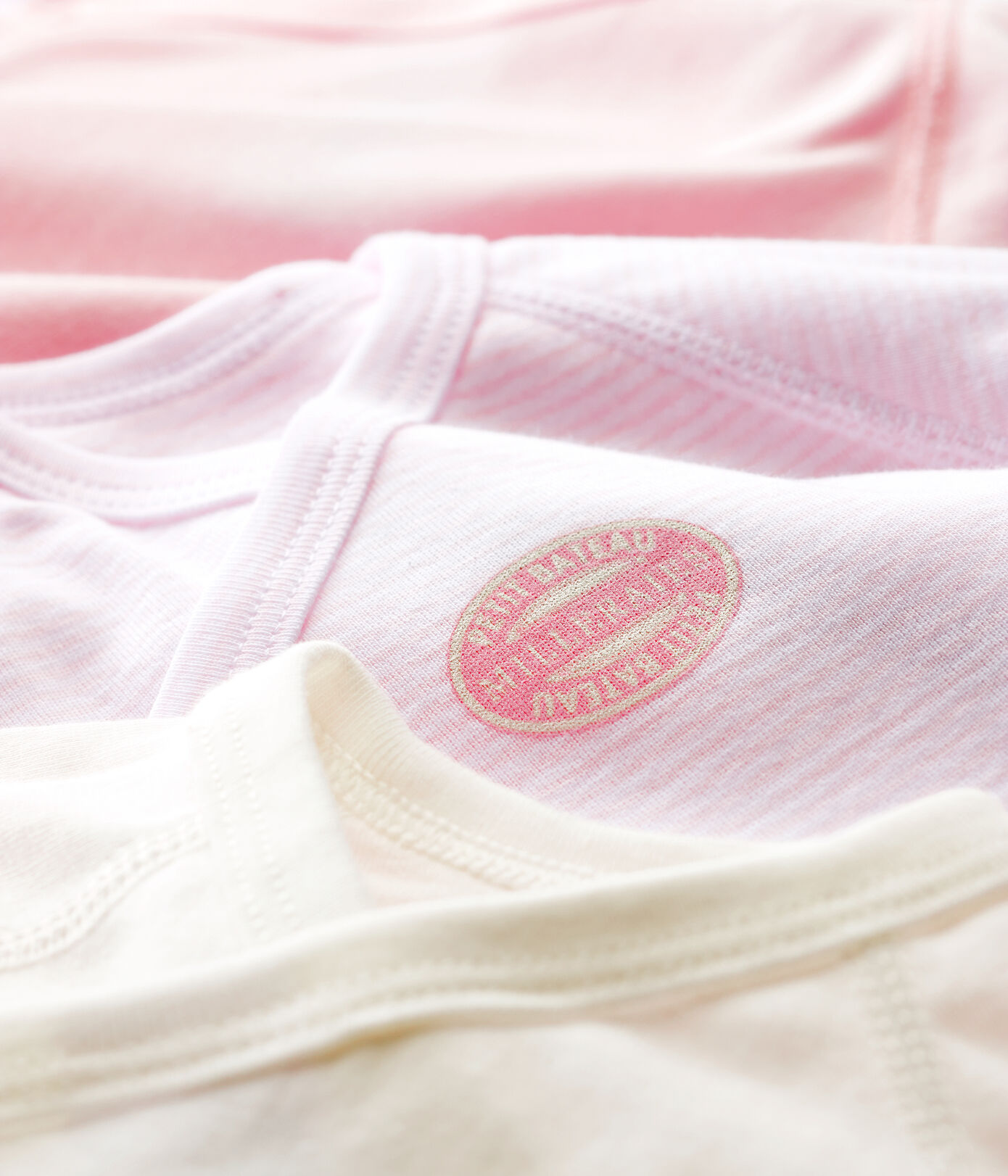 Lot de 3 bodies bébé en coton biologique
