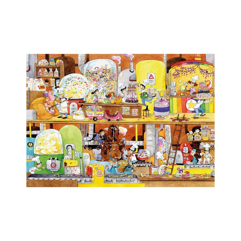 Puzzle - Usine des Bonbons - 100 pièces