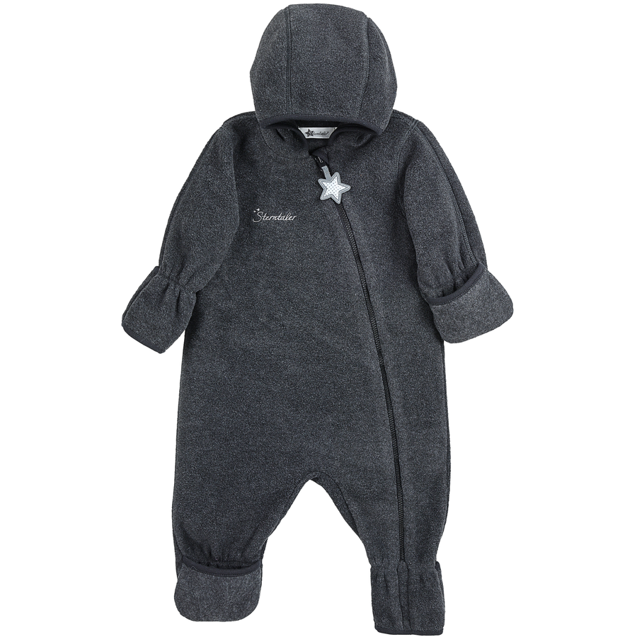 Sterntaler Overall Fleece anthrazit melange