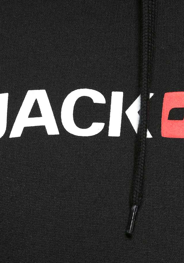Jack & Jones Kapuzensweatshirt »JJECORP Hoodie mit Logo und hohem Tragekomfort«, bedruckt, casual, regular fit, Baumwollmischung, Rundhals