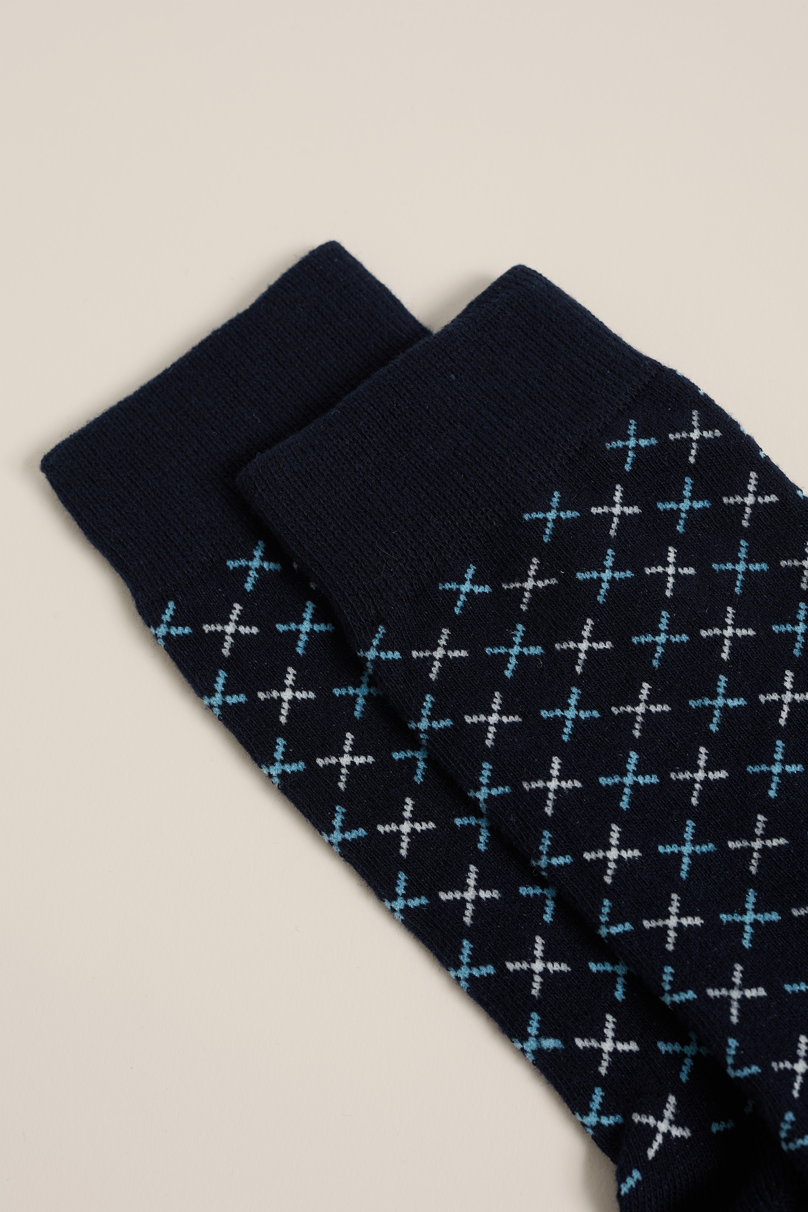 sokken met dessin WE Fashion Donkerblauw