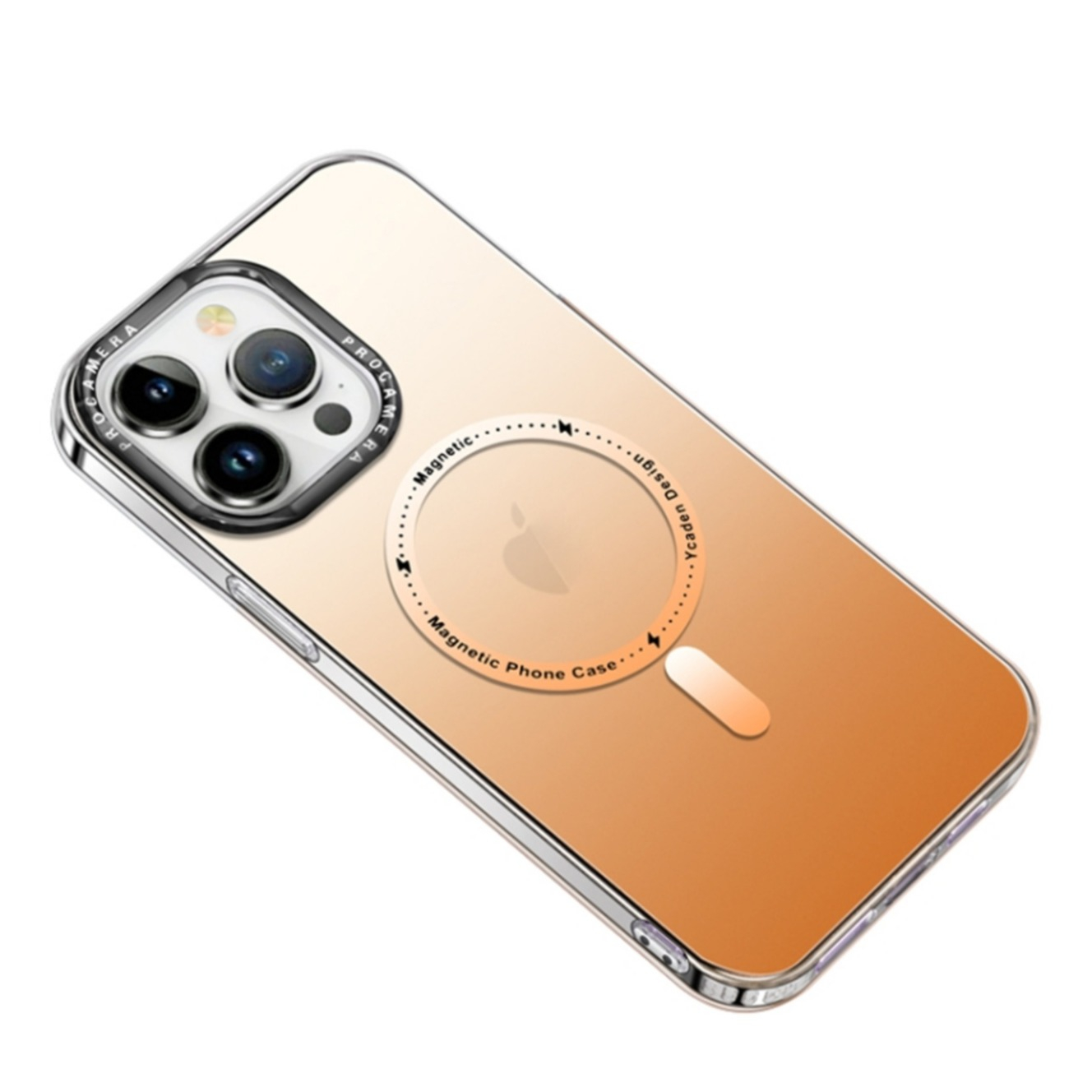 iPhone 14 Pro MagSafe Hardcase Hülle mit Farbverlauf - Orange