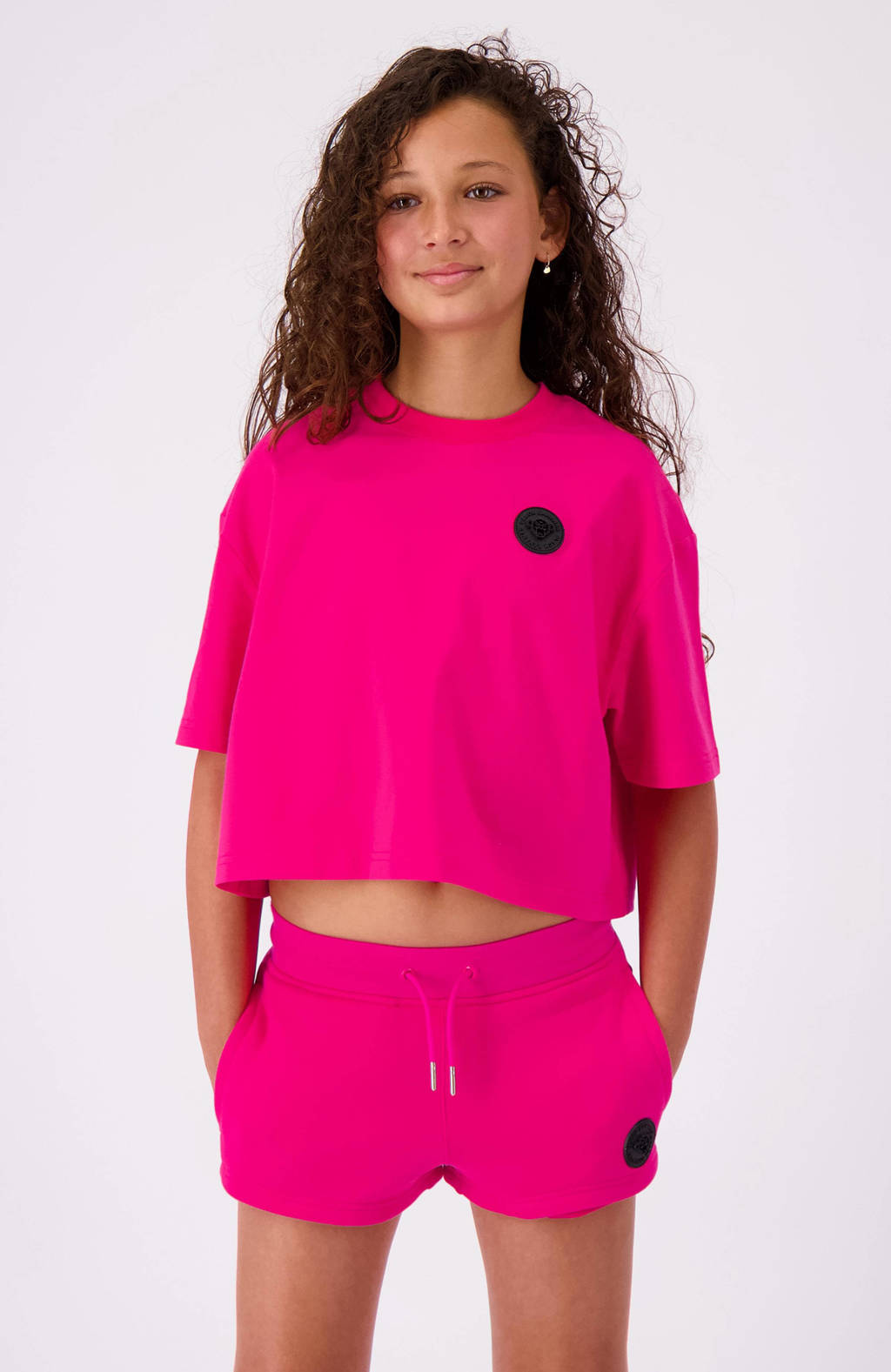 BLACK BANANAS T-shirt roze
