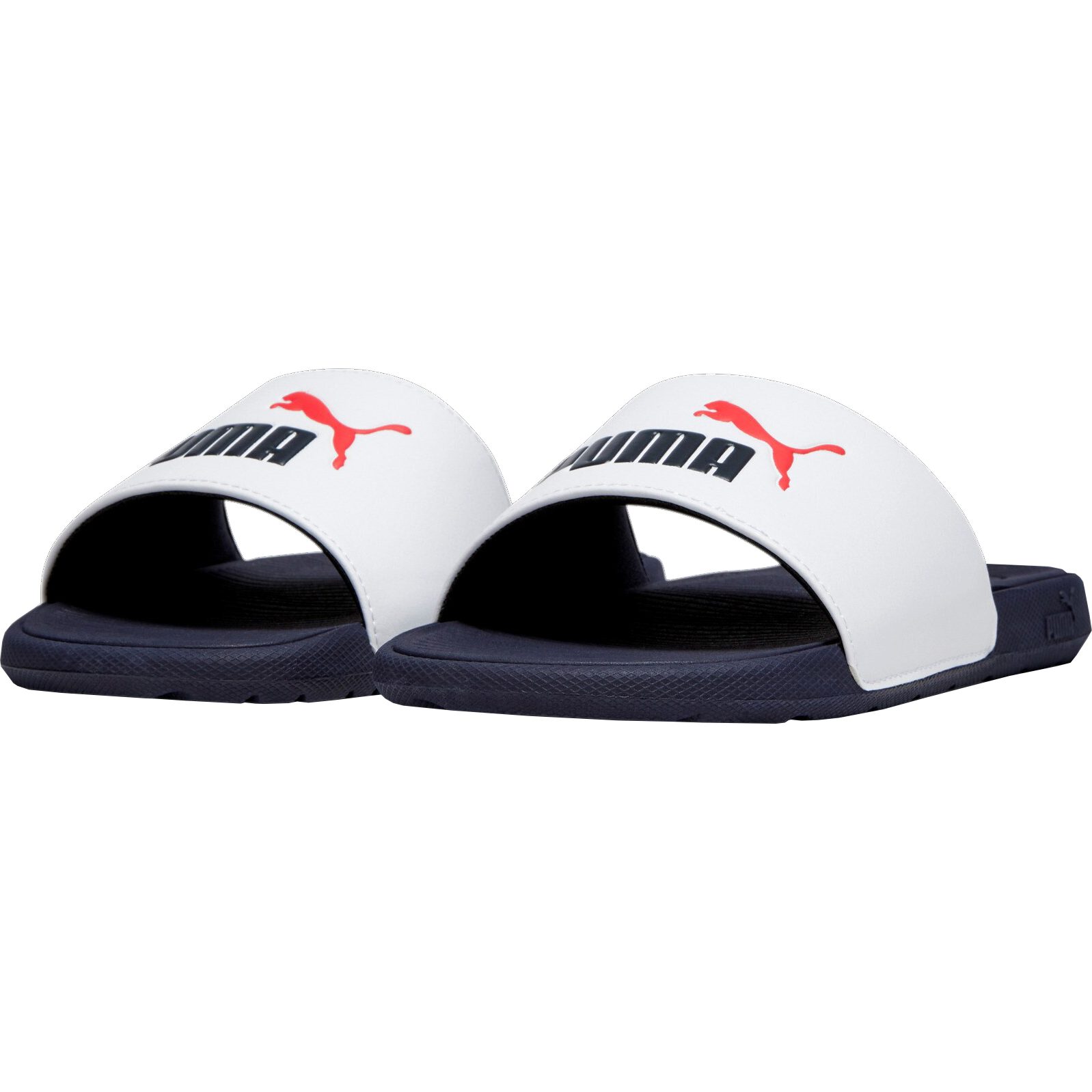 Puma Cool Cat 2.0 Jr. Badeslipper Kinder weiß