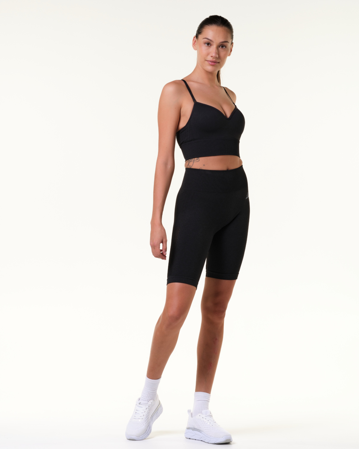 LEVITY Eclipse Mesh Seamless Push Up Bra Blue Ink Marl