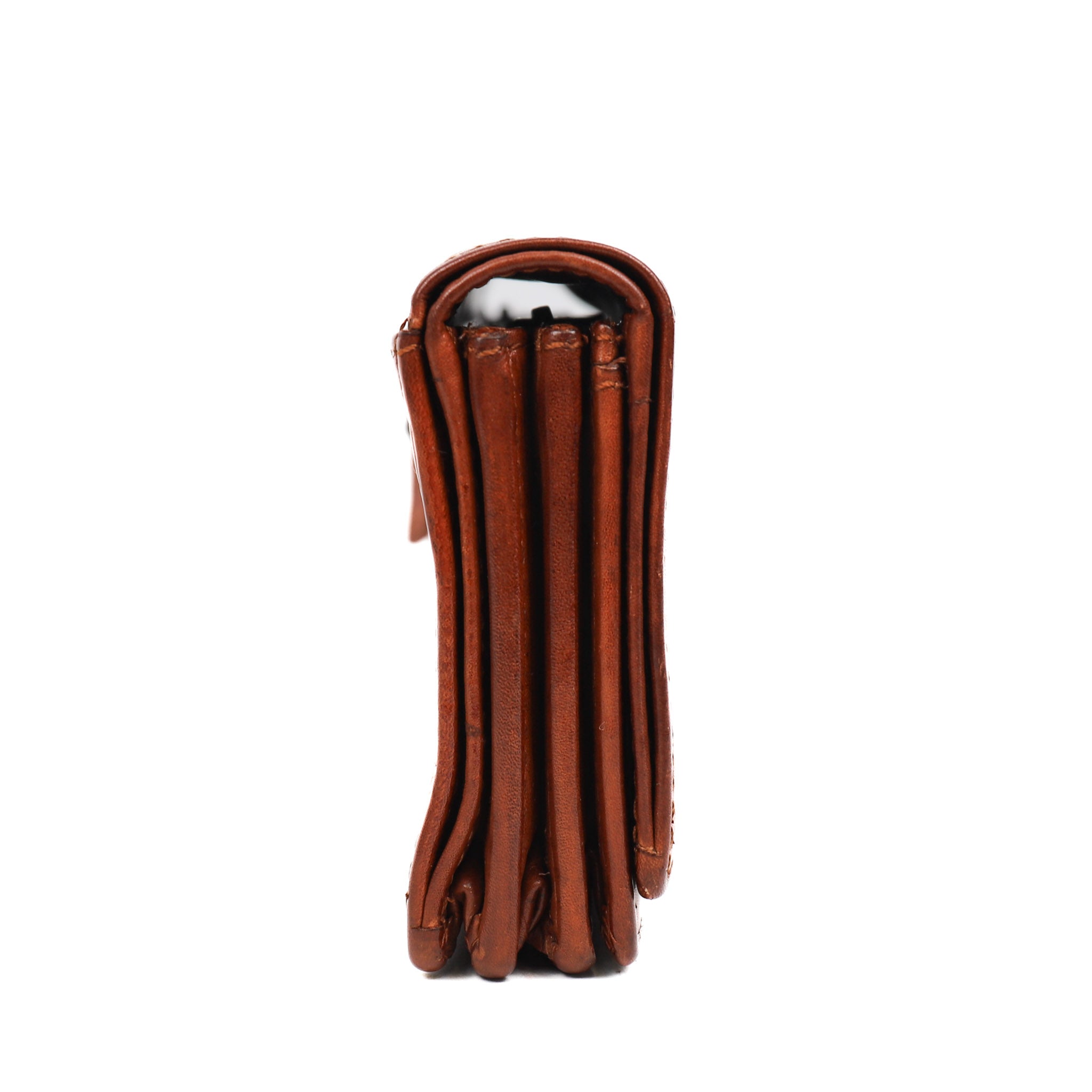 Overslag portemonnee 'Nina' cognac Cognac