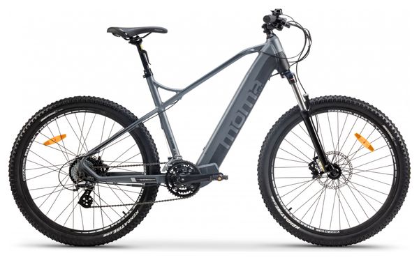 VTT Electrique Semi-Rigide Moma Bikes E-MTB 27.5'' Shimano Altus 8V Gris