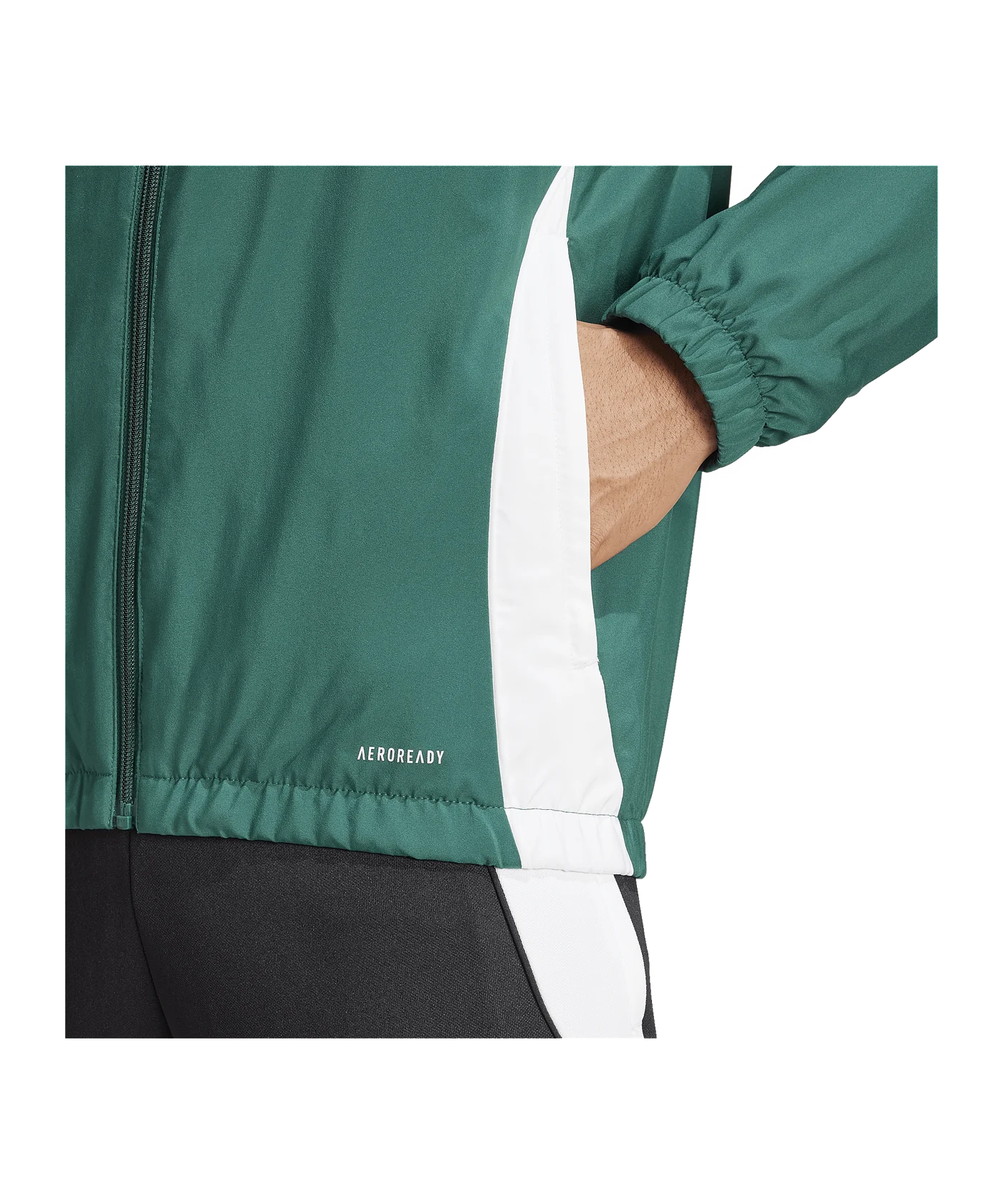 adidas Tiro 24 Windbreaker Grün Weiss