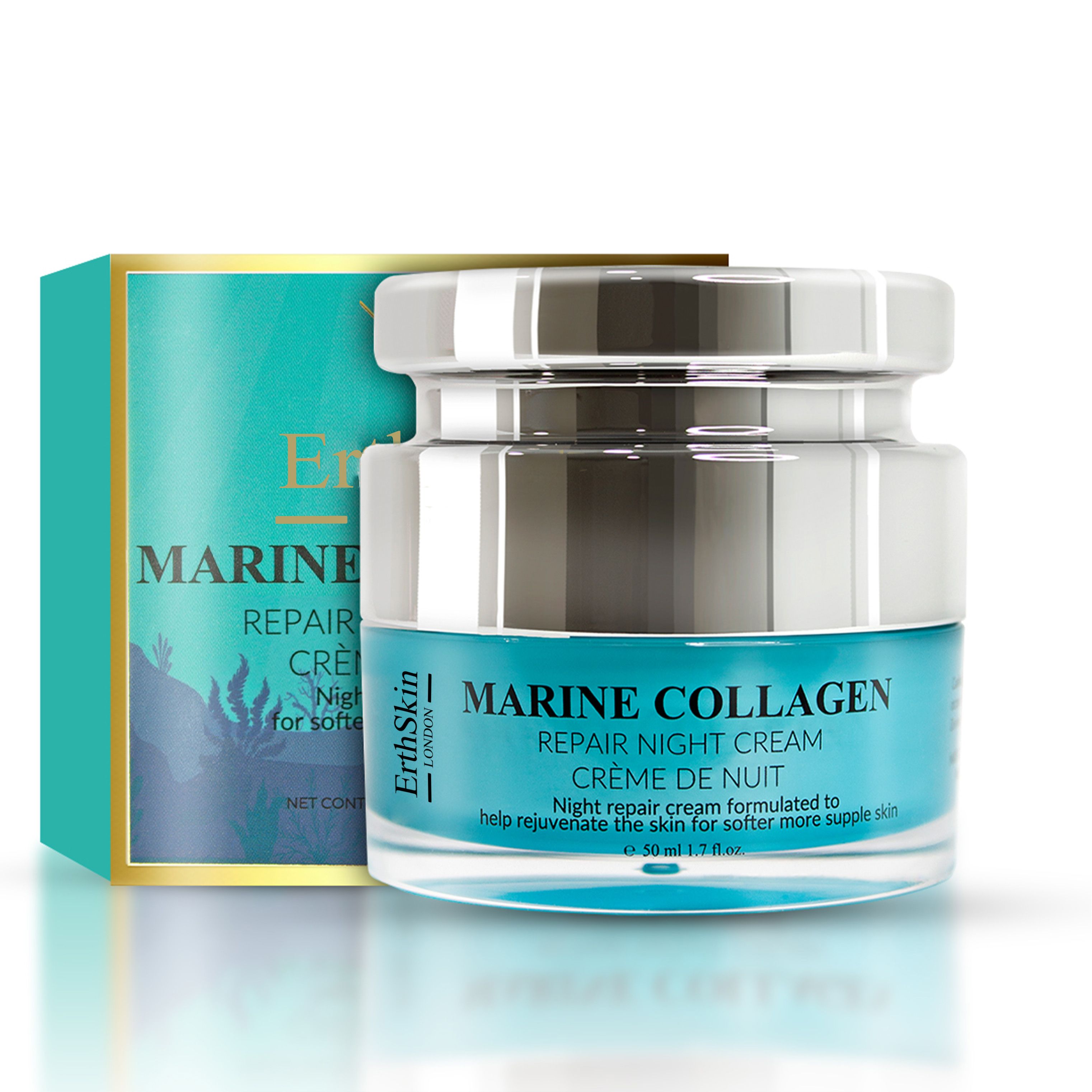 Erth skin london Meereskollagen Nachtcreme