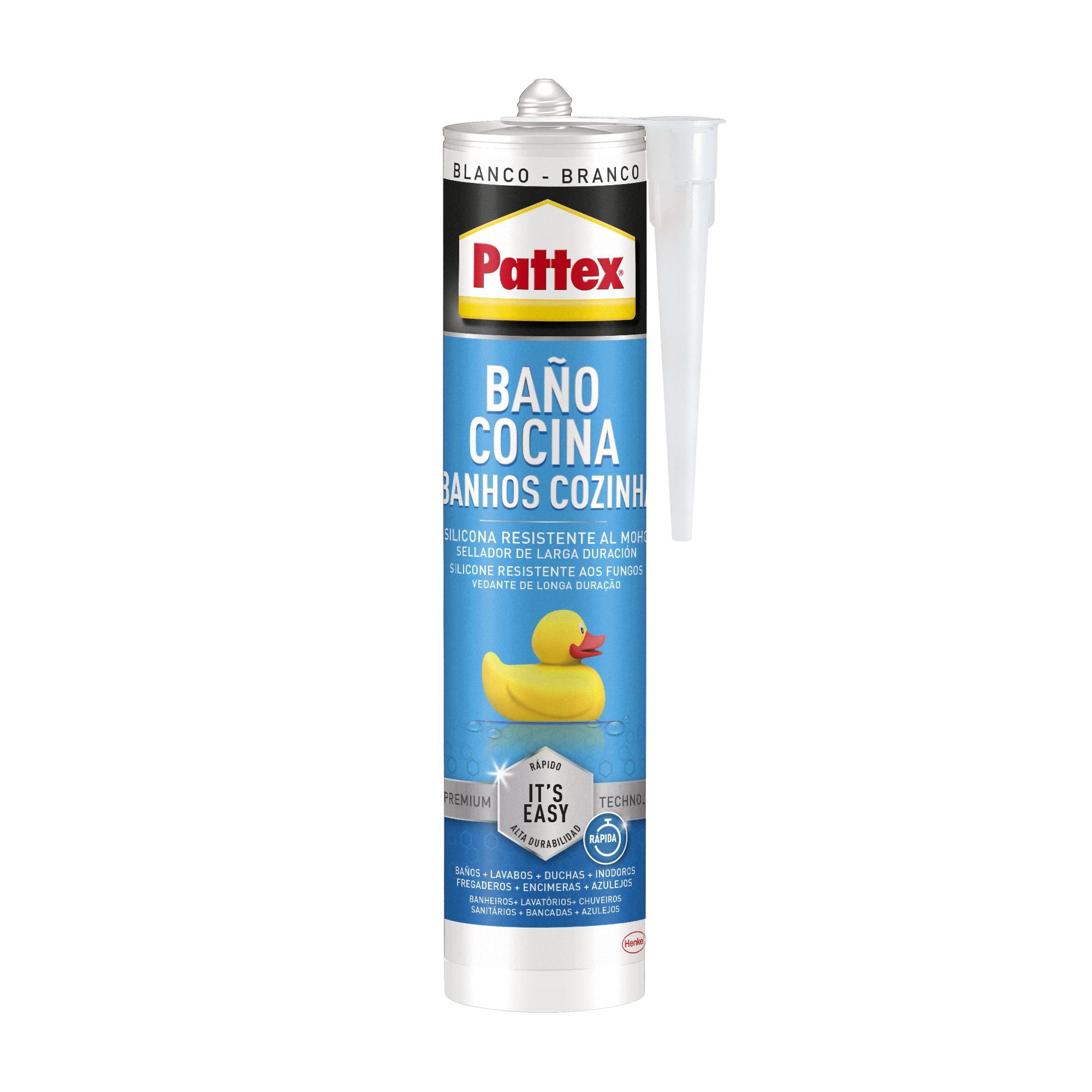 SILICONE PARA WC/COZINHA PATTEX BRANCO 280ML
